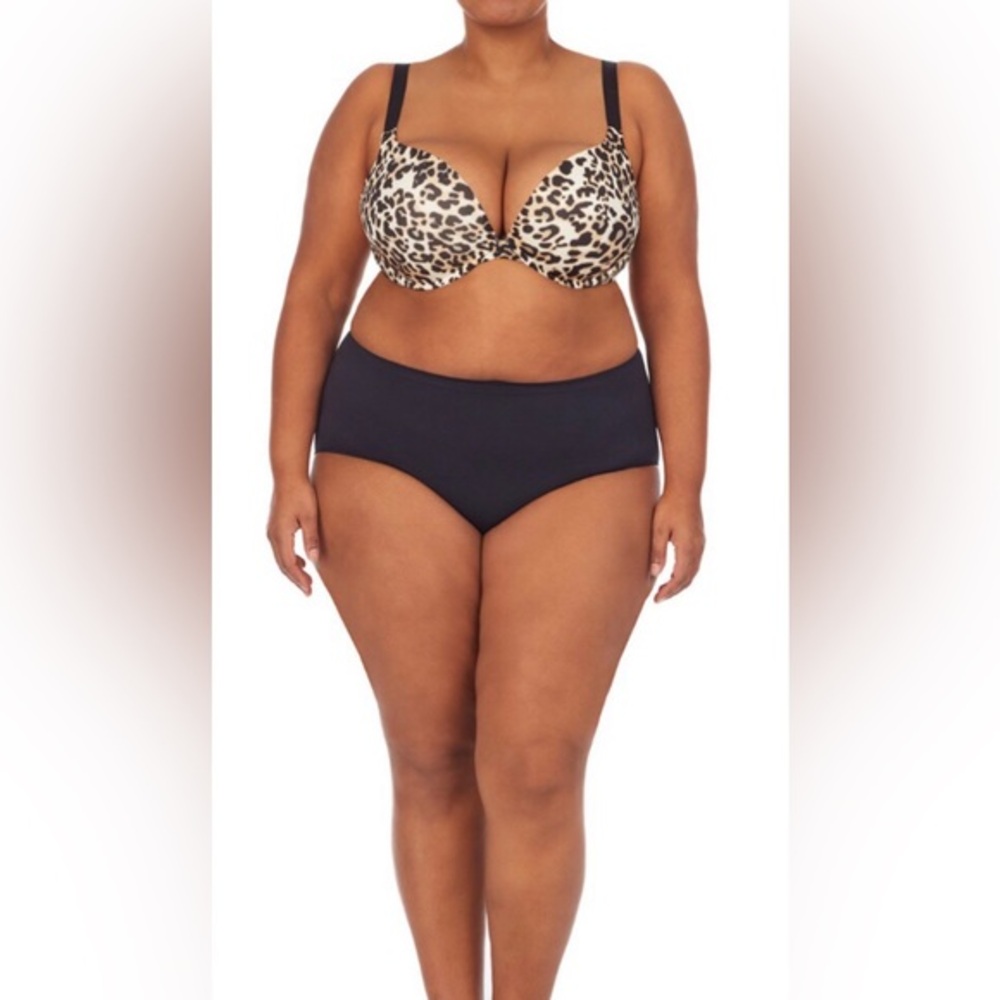 Leopard Print Underwire Bra - Picture 2 of 8
